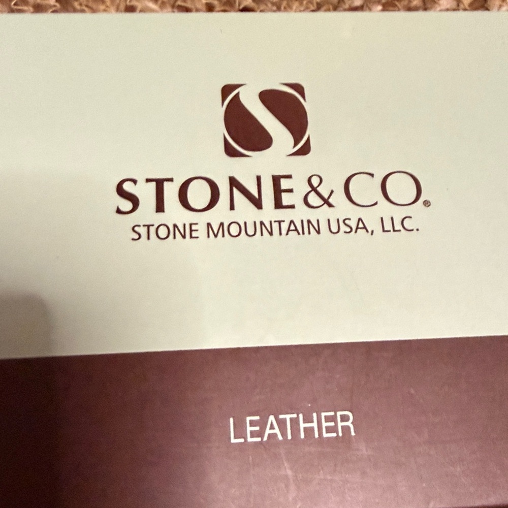 Stone & Co. Leather Wallet in Black and Brown